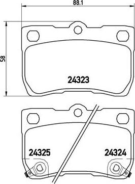 Brembo P 83 073 - Kit de plaquettes de frein, frein à disque cwaw.fr