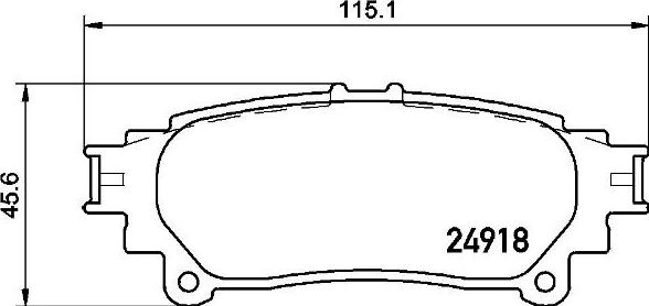 Brembo P 83 152 - Kit de plaquettes de frein, frein à disque cwaw.fr