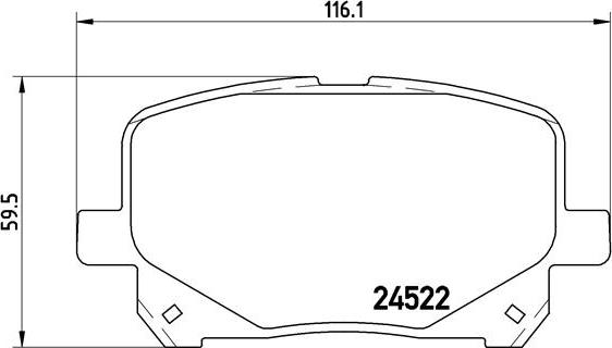 Brembo P83100N - Kit de plaquettes de frein, frein à disque cwaw.fr