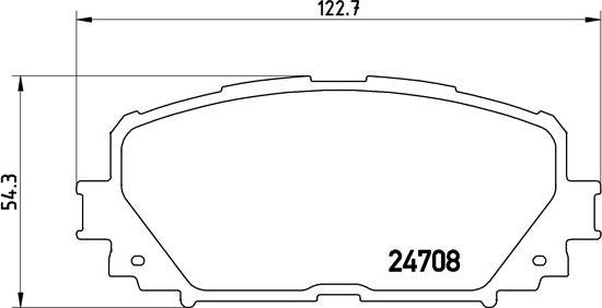 Brembo P 83 101 - Kit de plaquettes de frein, frein à disque cwaw.fr