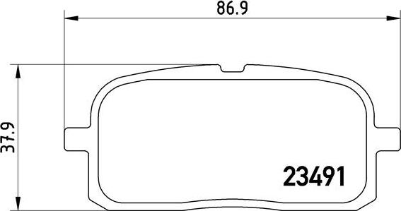 Brembo P 83 116 - Kit de plaquettes de frein, frein à disque cwaw.fr