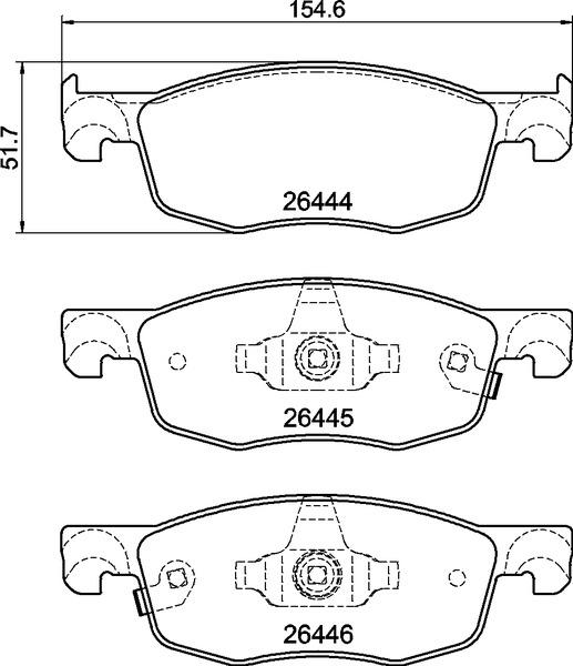 Brembo P 83 185 - Kit de plaquettes de frein, frein à disque cwaw.fr