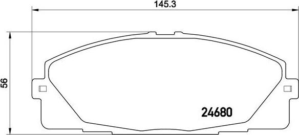 Brembo P 83 139 - Kit de plaquettes de frein, frein à disque cwaw.fr