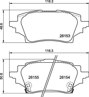 Brembo P 83 178 - Kit de plaquettes de frein, frein à disque cwaw.fr