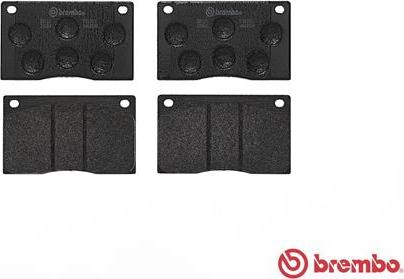 Brembo P 36 003 - Kit de plaquettes de frein, frein à disque cwaw.fr