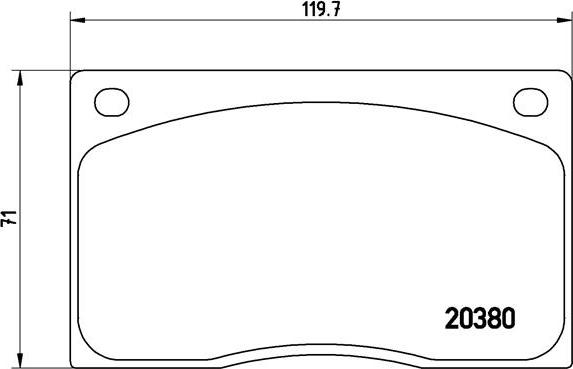 Brembo P 36 003 - Kit de plaquettes de frein, frein à disque cwaw.fr