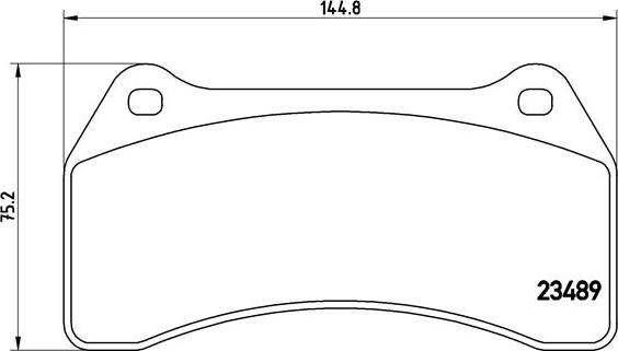 Brembo P 36 014 - Kit de plaquettes de frein, frein à disque cwaw.fr