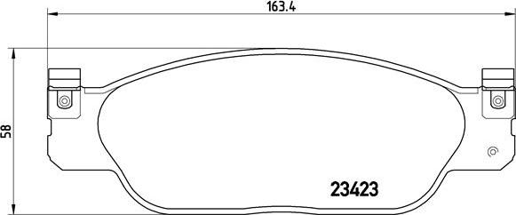 Brembo P 36 012 - Kit de plaquettes de frein, frein à disque cwaw.fr