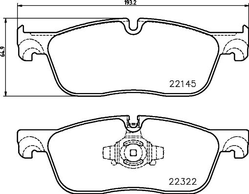 Brembo P 36 035 - Kit de plaquettes de frein, frein à disque cwaw.fr