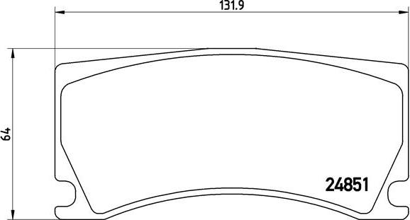 Brembo P 36 024 - Kit de plaquettes de frein, frein à disque cwaw.fr