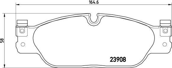 Brembo P 36 021 - Kit de plaquettes de frein, frein à disque cwaw.fr