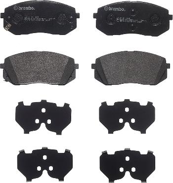 Brembo P 30 093 - Kit de plaquettes de frein, frein à disque cwaw.fr