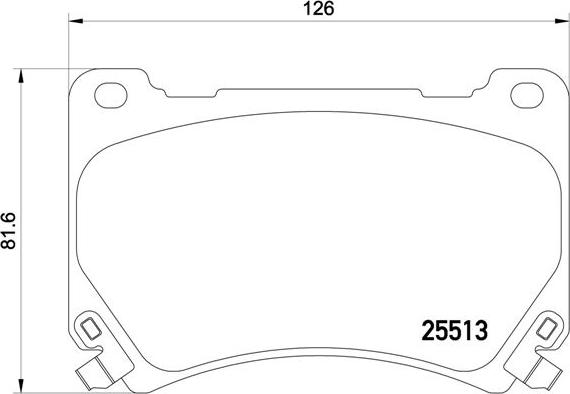 Brembo P 30 052 - Kit de plaquettes de frein, frein à disque cwaw.fr