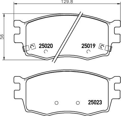 Brembo P 30 069 - Kit de plaquettes de frein, frein à disque cwaw.fr