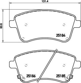 Brembo P 30 064 - Kit de plaquettes de frein, frein à disque cwaw.fr