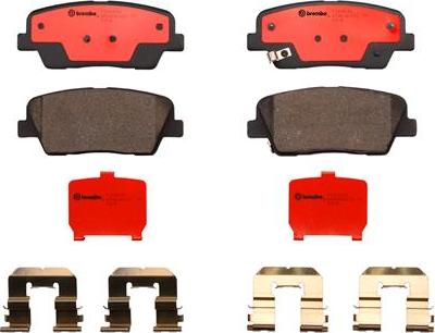 Brembo P30063N - Kit de plaquettes de frein, frein à disque cwaw.fr