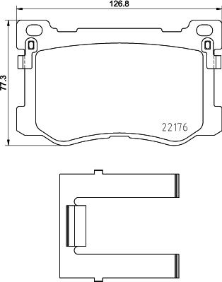 Brembo P 30 083 - Kit de plaquettes de frein, frein à disque cwaw.fr