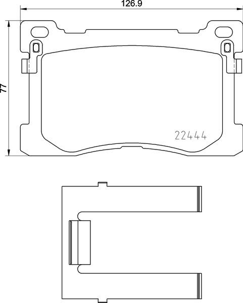 Brembo P 30 082 - Kit de plaquettes de frein, frein à disque cwaw.fr