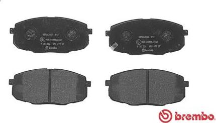 Brembo P 30 034 - Kit de plaquettes de frein, frein à disque cwaw.fr