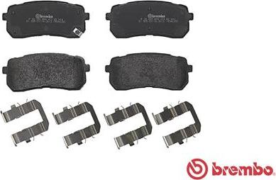 Brembo P 30 035 - Kit de plaquettes de frein, frein à disque cwaw.fr