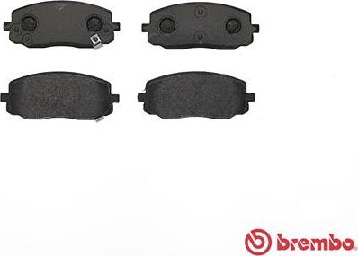 Brembo P 30 032 - Kit de plaquettes de frein, frein à disque cwaw.fr