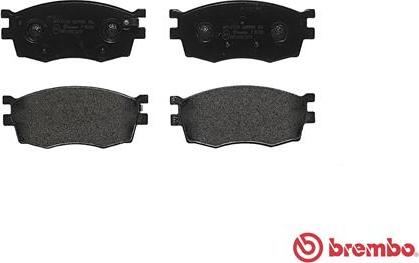 Brembo P 30 026 - Kit de plaquettes de frein, frein à disque cwaw.fr