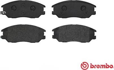 Brembo P 30 028 - Kit de plaquettes de frein, frein à disque cwaw.fr