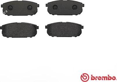 Brembo P 30 023 - Kit de plaquettes de frein, frein à disque cwaw.fr