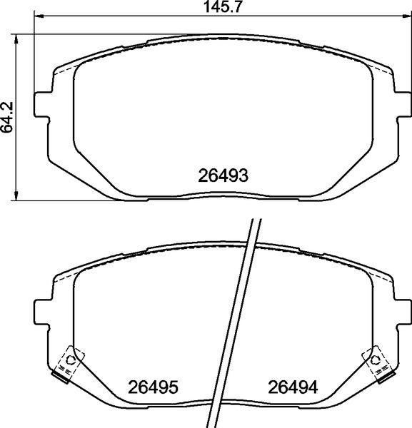 Brembo P 30 140 - Kit de plaquettes de frein, frein à disque cwaw.fr