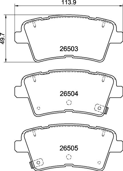 Brembo P 30 147 - Kit de plaquettes de frein, frein à disque cwaw.fr