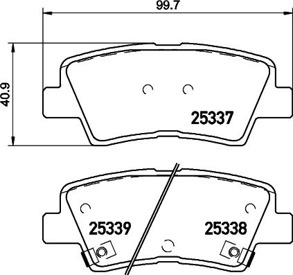 Brembo P 30 101 - Kit de plaquettes de frein, frein à disque cwaw.fr