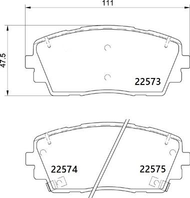 Brembo P 30 115 - Kit de plaquettes de frein, frein à disque cwaw.fr