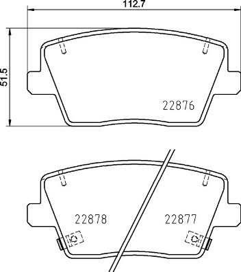 Brembo P 30 112 - Kit de plaquettes de frein, frein à disque cwaw.fr