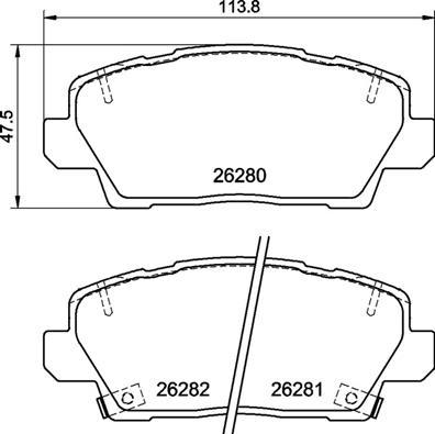 Brembo P 30 125 - Kit de plaquettes de frein, frein à disque cwaw.fr