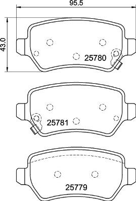 Brembo P 30 120 - Kit de plaquettes de frein, frein à disque cwaw.fr