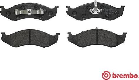 Brembo P 37 004 - Kit de plaquettes de frein, frein à disque cwaw.fr