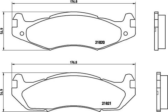 Brembo P 37 001 - Kit de plaquettes de frein, frein à disque cwaw.fr