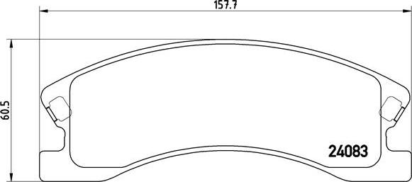 Brembo P 37 008 - Kit de plaquettes de frein, frein à disque cwaw.fr