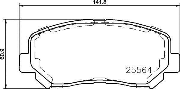 Brembo P 37 019 - Kit de plaquettes de frein, frein à disque cwaw.fr