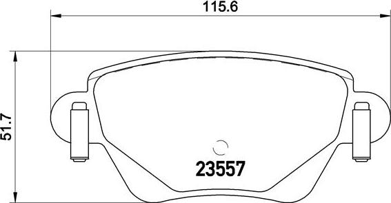 Brembo P 24 059 - Kit de plaquettes de frein, frein à disque cwaw.fr