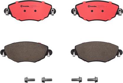 Brembo P24060N - Kit de plaquettes de frein, frein à disque cwaw.fr