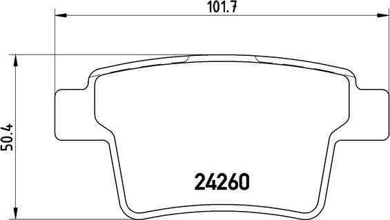 Brembo P 24 063 - Kit de plaquettes de frein, frein à disque cwaw.fr