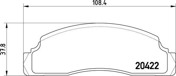 Brembo P 24 009 - Kit de plaquettes de frein, frein à disque cwaw.fr