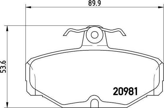 Brembo P 24 018 - Kit de plaquettes de frein, frein à disque cwaw.fr