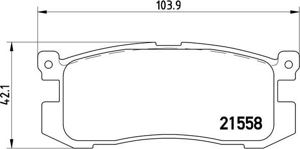 Brembo P 24 025 - Kit de plaquettes de frein, frein à disque cwaw.fr