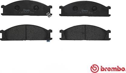 Brembo P 24 026 - Kit de plaquettes de frein, frein à disque cwaw.fr