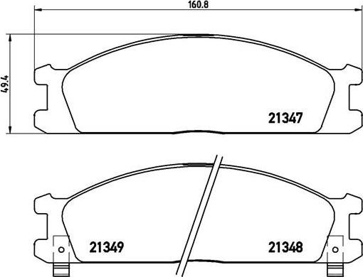 Brembo P 24 026 - Kit de plaquettes de frein, frein à disque cwaw.fr