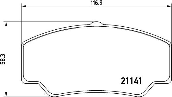 Brembo P 24 023 - Kit de plaquettes de frein, frein à disque cwaw.fr