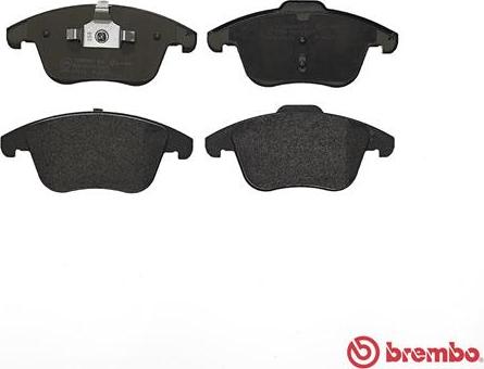 Brembo P 24 076 - Kit de plaquettes de frein, frein à disque cwaw.fr