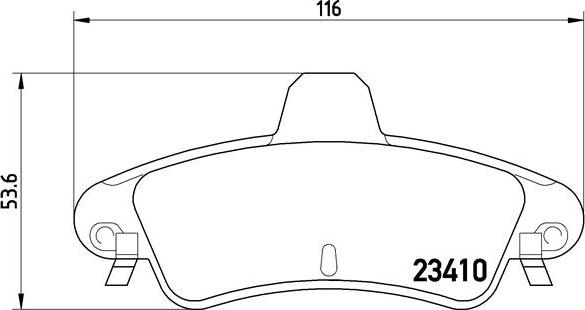 Brembo P 24 070 - Kit de plaquettes de frein, frein à disque cwaw.fr